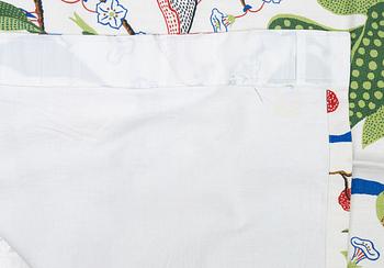 Josef Frank, curtains, a pair, "Green Birds", Svenskt Tenn.