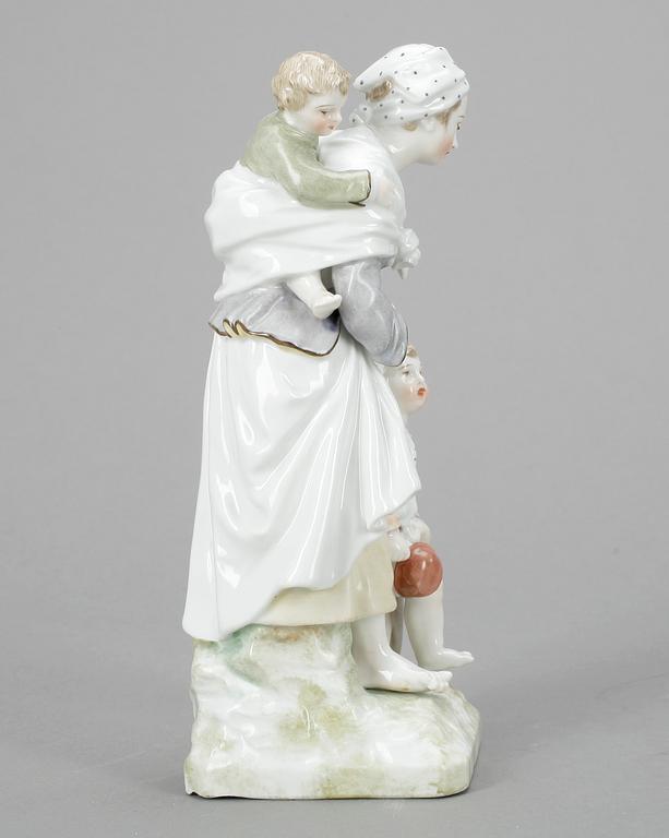 FIGURIN, porslin, Berlinliknande märke, omkr år 1900.