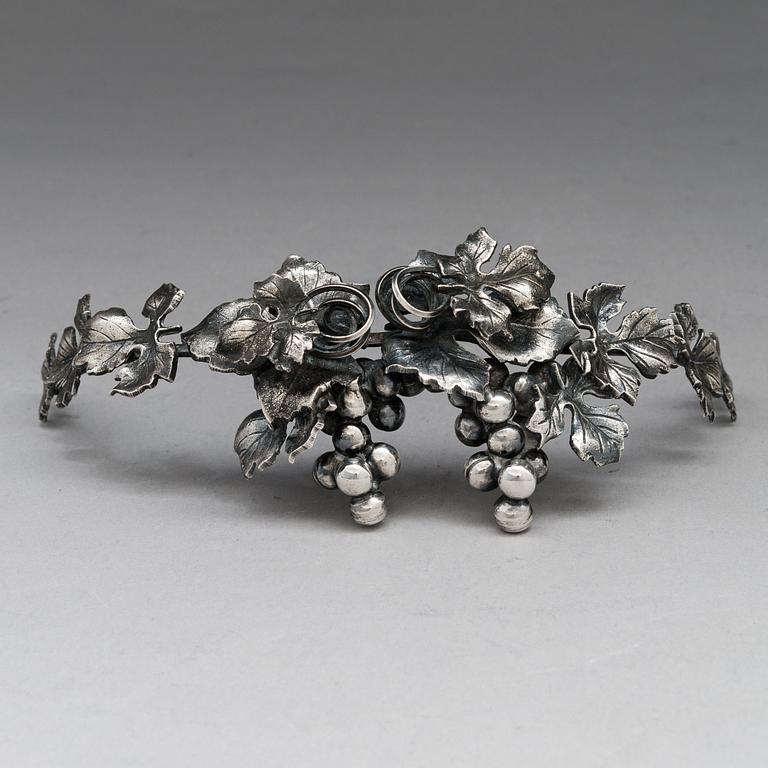 A silver centrepiece bowl, mid-20th century.