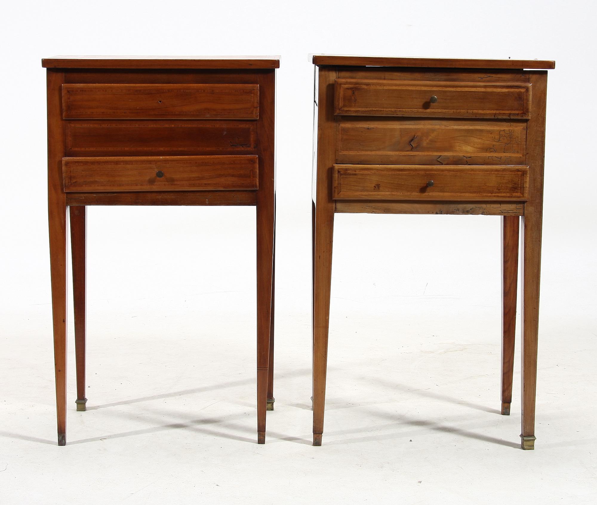 LAMPBORD ett par. Frankrike 1800/1900-tal.