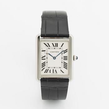 Cartier, Tank Solo, armbandsur, 34,8 mm x 27,4 mm.