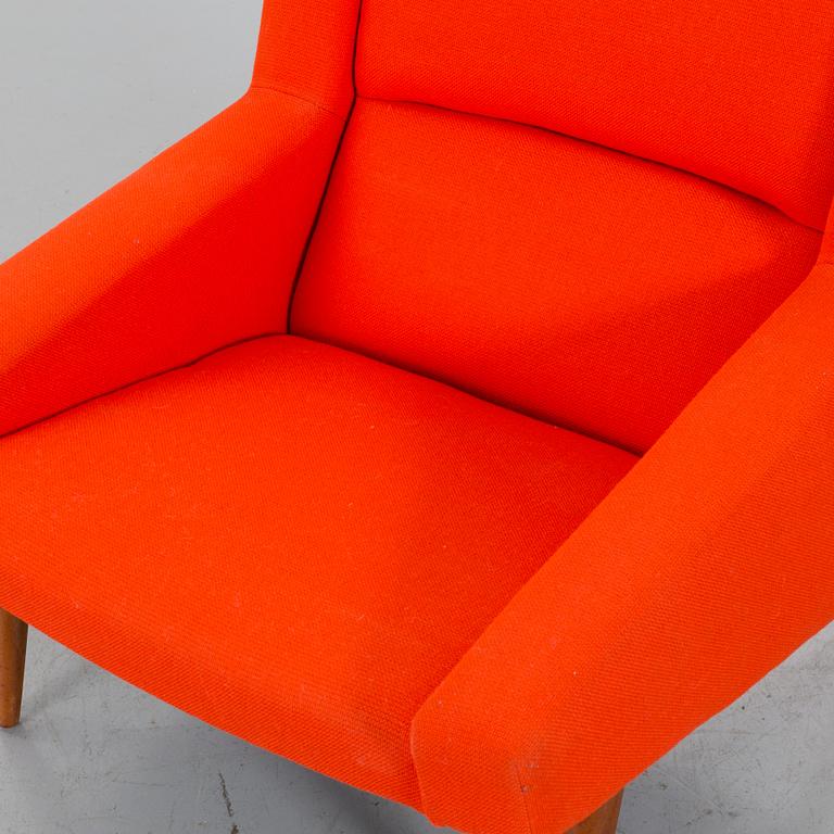 An Illum Wikkelsö lounge chair mdoel 50 Denmark 1950's.