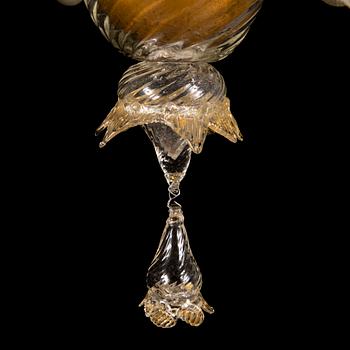 A mid-20th Century Murano glass chandelier.