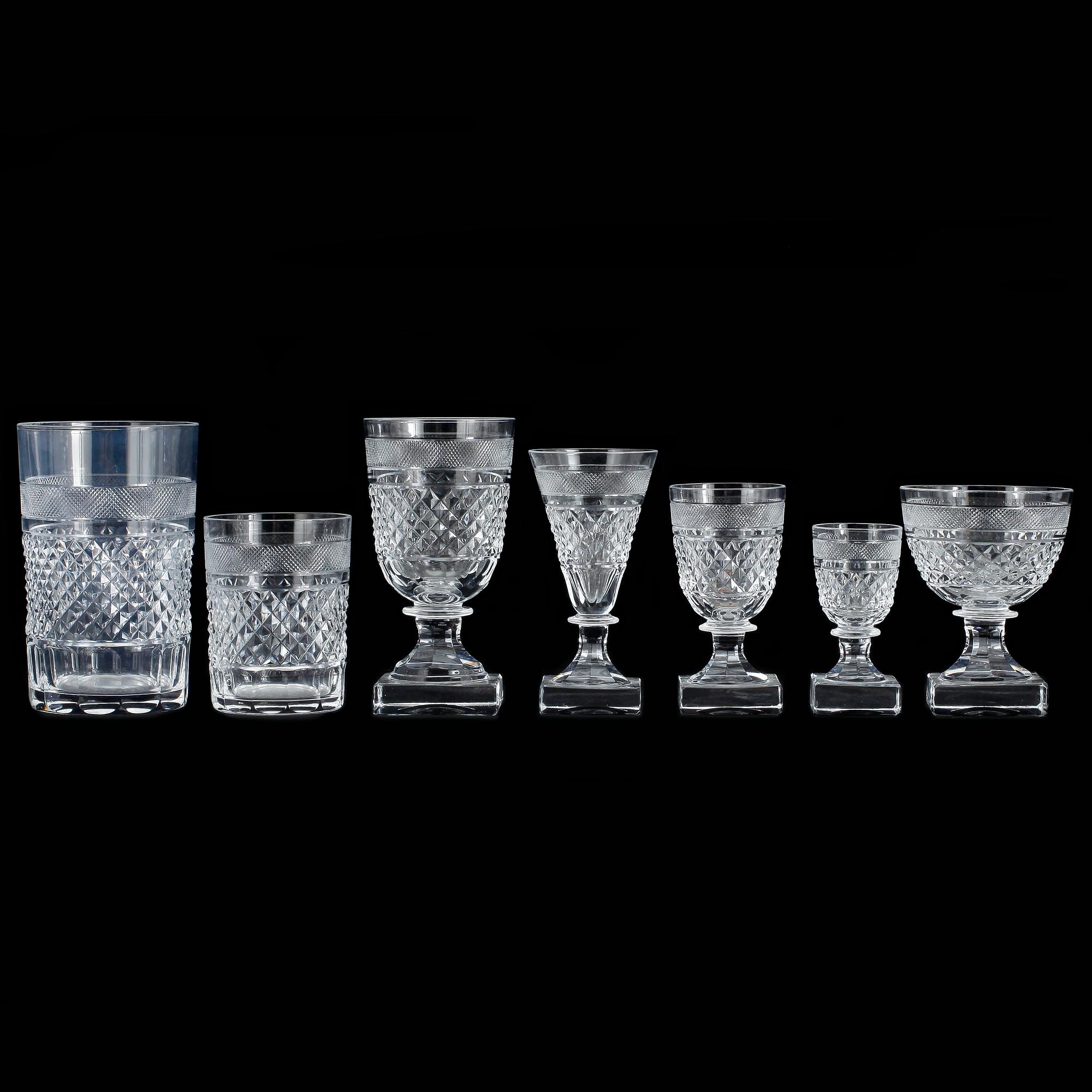 GLASSERVIS, 83 delar, "Kent", Elis Bergh, 1900-tal.