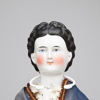 DAMDOCKA. Tyskland, 1800-talets andra hälft. Sk "China Head".