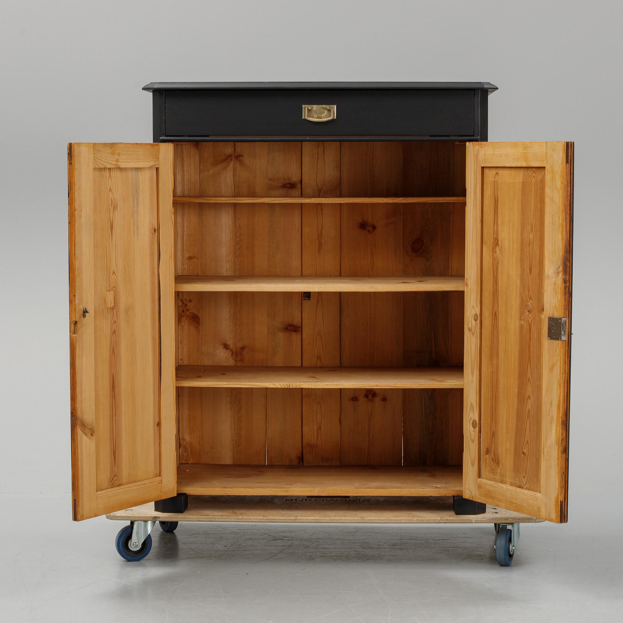 A painted sideboard, circa 1900.