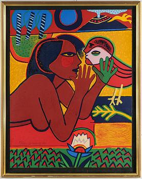 BEVERLOO CORNEILLE, litografi, signerad och numrerad 95/150, daterad 87.