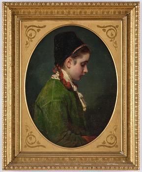 Amanda Sidwall, attributed to, Dalkulla in profile.