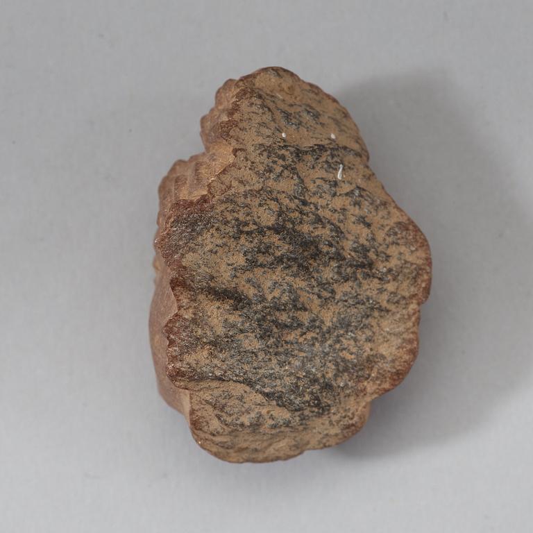 MINIATYRHUVUD, sten. Gandhara, 200/300-tal.