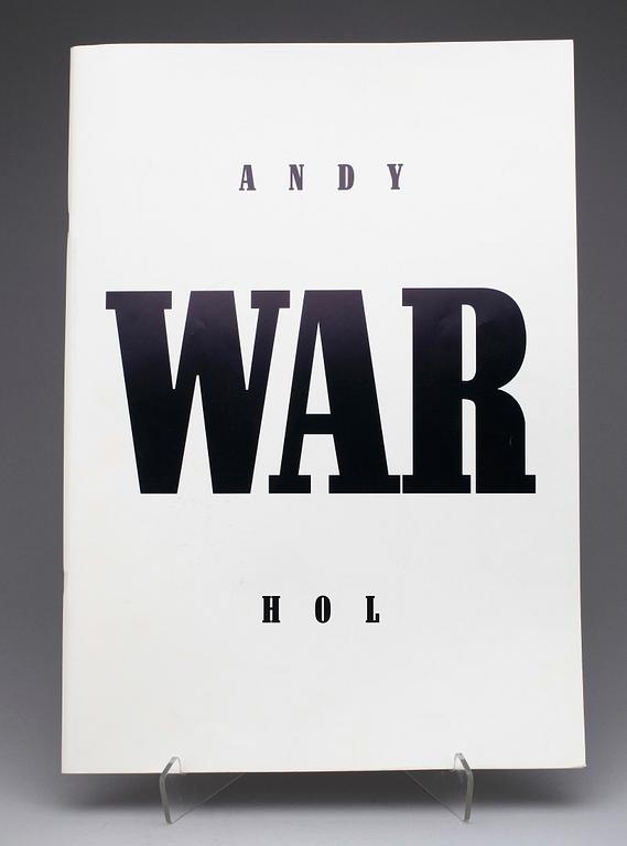 ANDY WARHOL, katalog, "liquid pop", 1999, för Wetterling Gallery och Art Now Gallery.