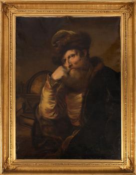 Ferdinand Bol, kopia efter, troligen 1800-tal, Portrait of a Scholar.