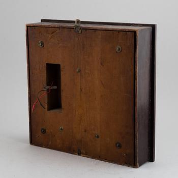 A wall clock, marked BULLE-CLOCK BREVETÉ S.G.D.G. Patented, first half of 20th Century.