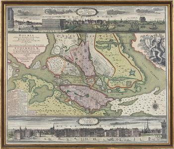 KARTA, "Stockholm", 1800-tal.