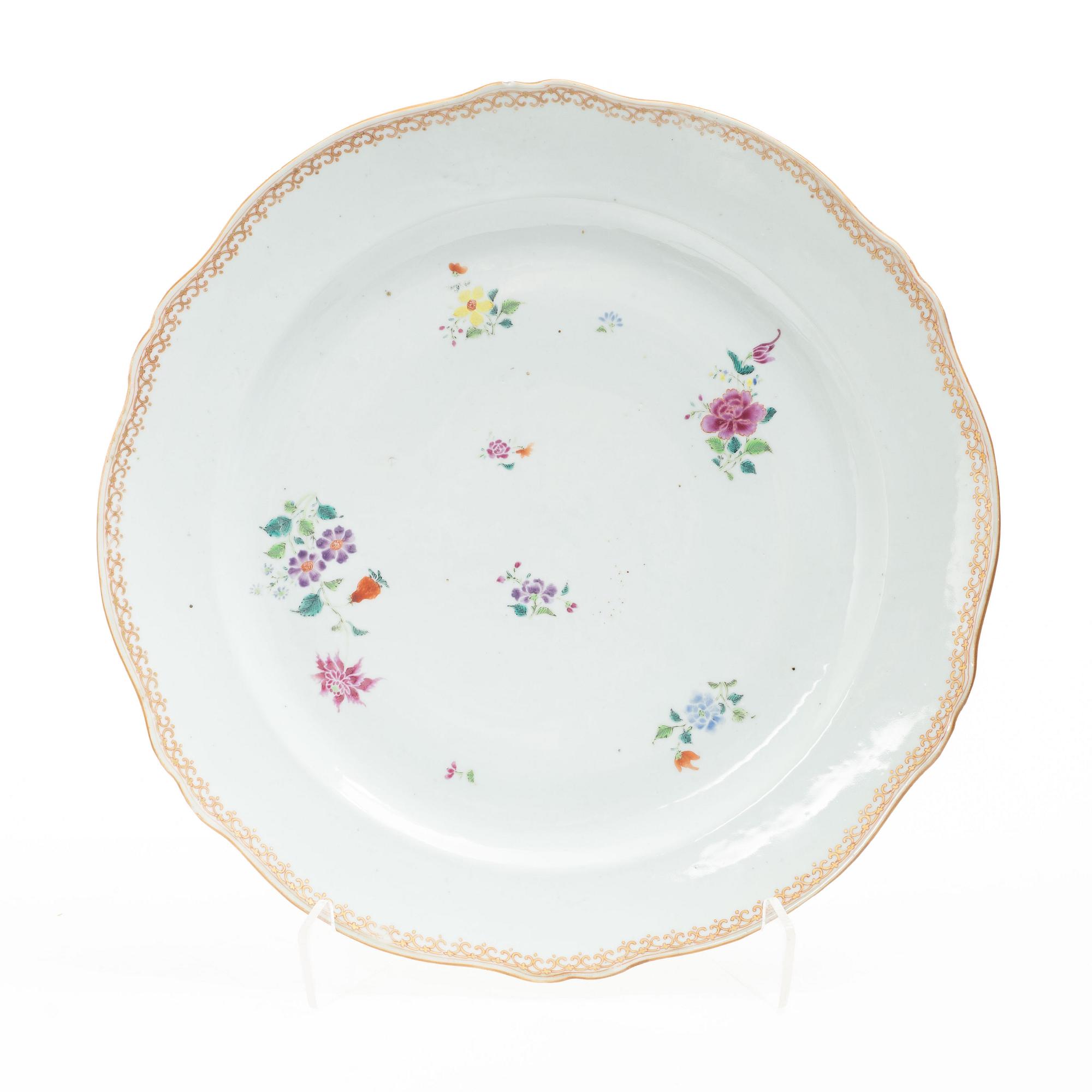 Fat, porslin, Kina, Qingdynastin, Qianlong (1736-95).