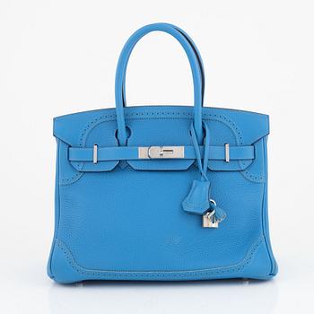 Hermès väska, "Birkin 30 Ghillies", 2017.