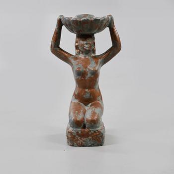 FONTÄNSKULPTUR, målad stenmassa, 1900-talets andra hälft.