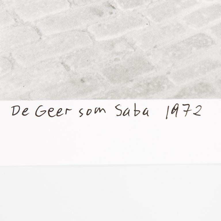 Carl Johan De Geer, "De Geer som Saba 1972".