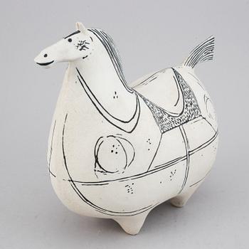 Stig Lindberg, skulptur, stengods, "Springare", Gustavsberg Studio.