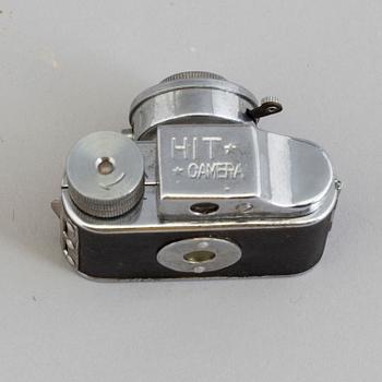 A Hit Spy Camera from Japan, 1950s with leather case.