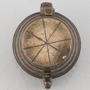 A set of three Nuremberg brass nested cup weights, one by Christoph or Johan Conrad Schön (masters 1746(1750).