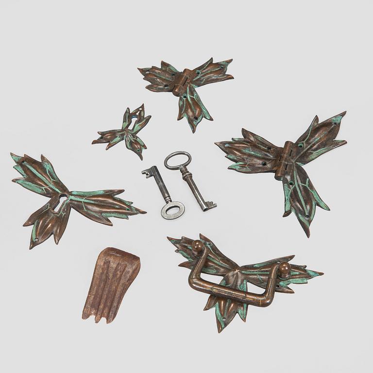 Karl Tirén, Senkki, A.B Naeslunds Möbelfabrik, Uumaja, n. 1901. Jugend.