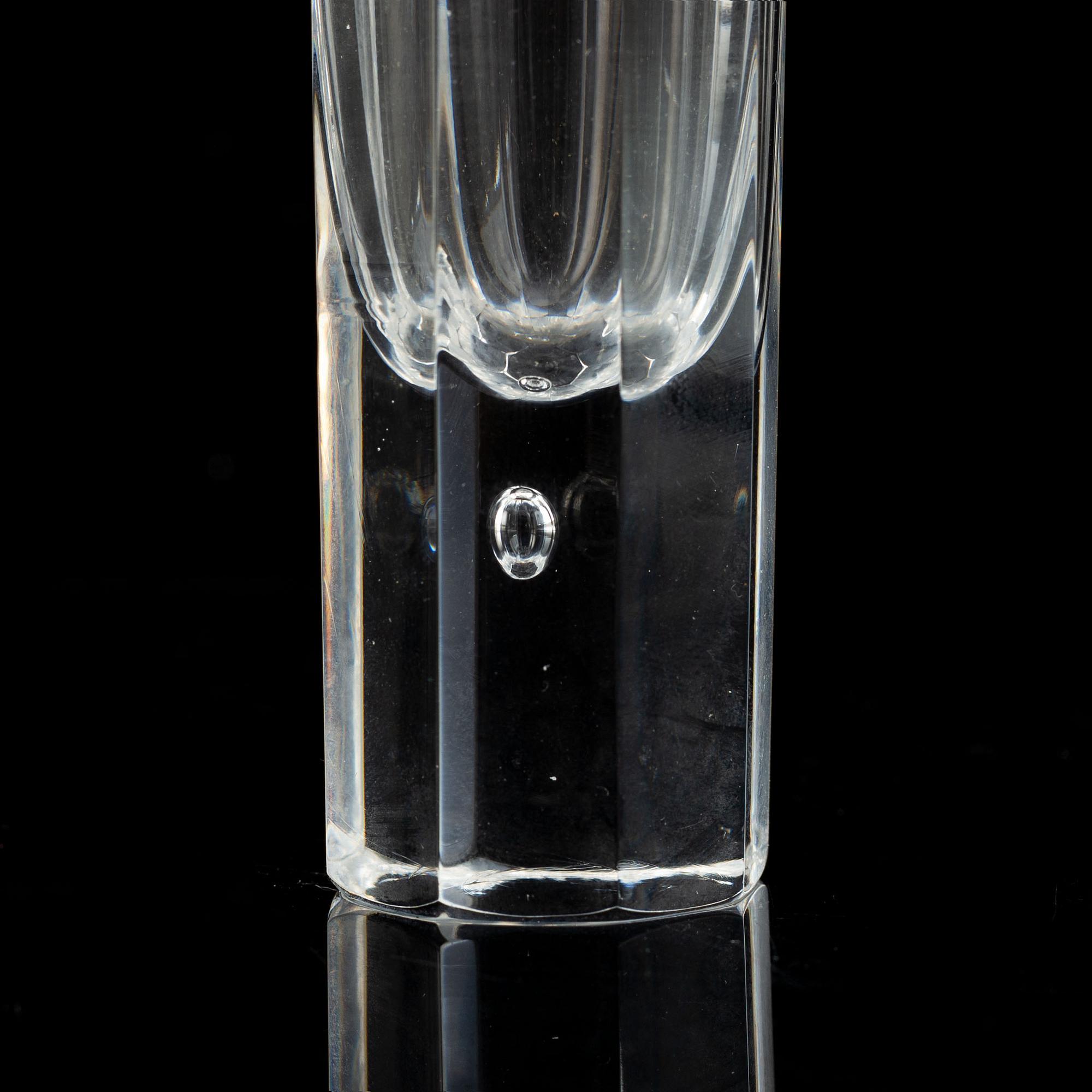 Elis Bergh, glasservis, 89 delar, "Karlberg". Kosta, 1900-talets andra hälft.