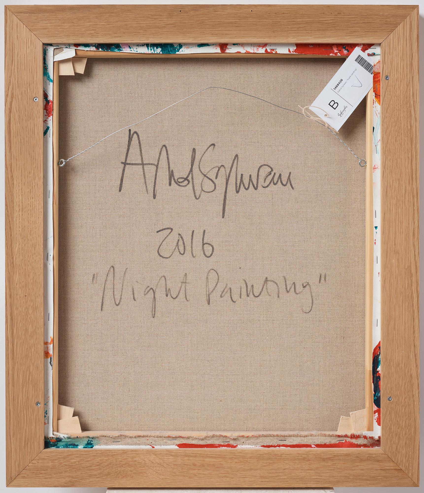 Astrid Sylwan, "Night painting".