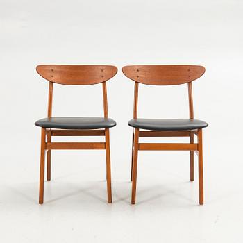 Thomas Harlev, stolar, ett par, modell 210, Farstrup, Danmark, 1960-tal.