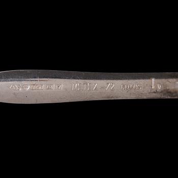 PARTI SILVERBESTICK, 10 delar, bl a Kultakeskus, 1950 samt -70-tal. Tot. vikt ca 321 g.