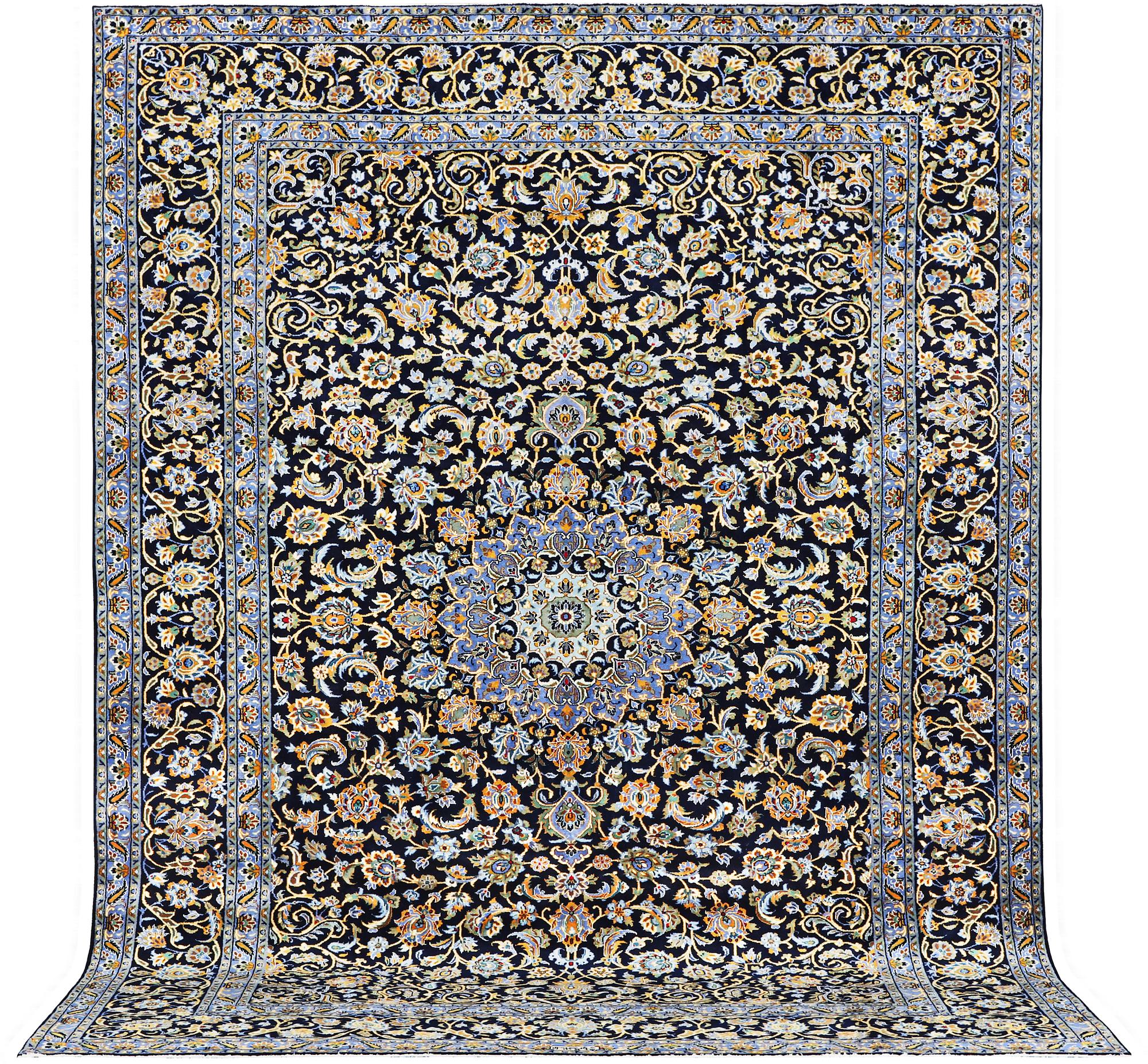 A carpet, Kashan, c. 393 x 297 cm.