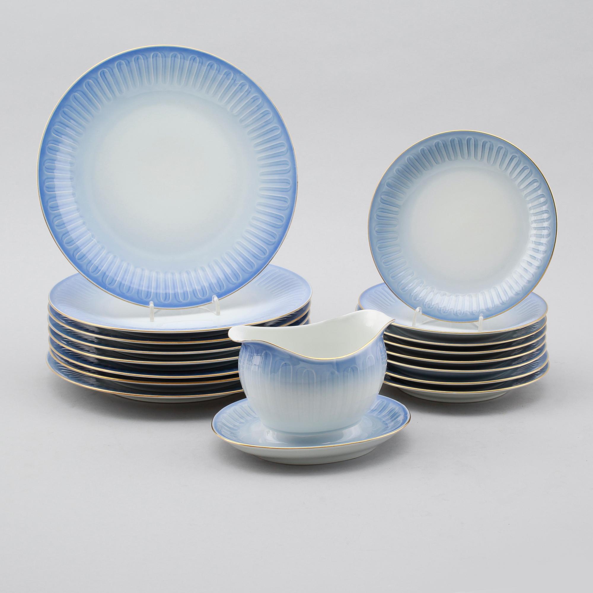 SERVISPORSLIN, 17 delar, "Ballerina", Bing & Gröndahl.