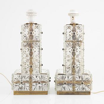 A pair of table lamps, Elpe-Aramtur, 1960's/70's.