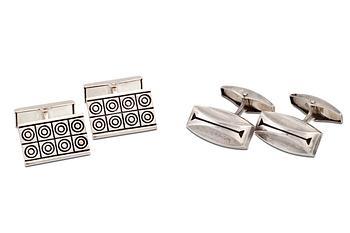 582. CUFF LINKS, 2 PAIRS.