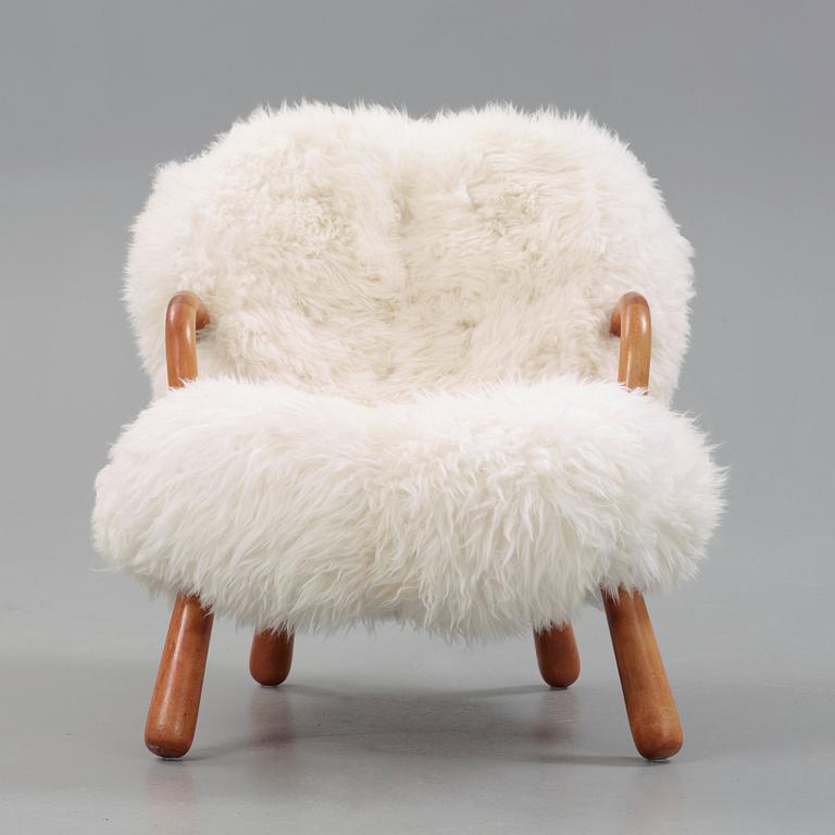 A 'Clam' easy chair attributed to Philip Arctander, 1940-50's.