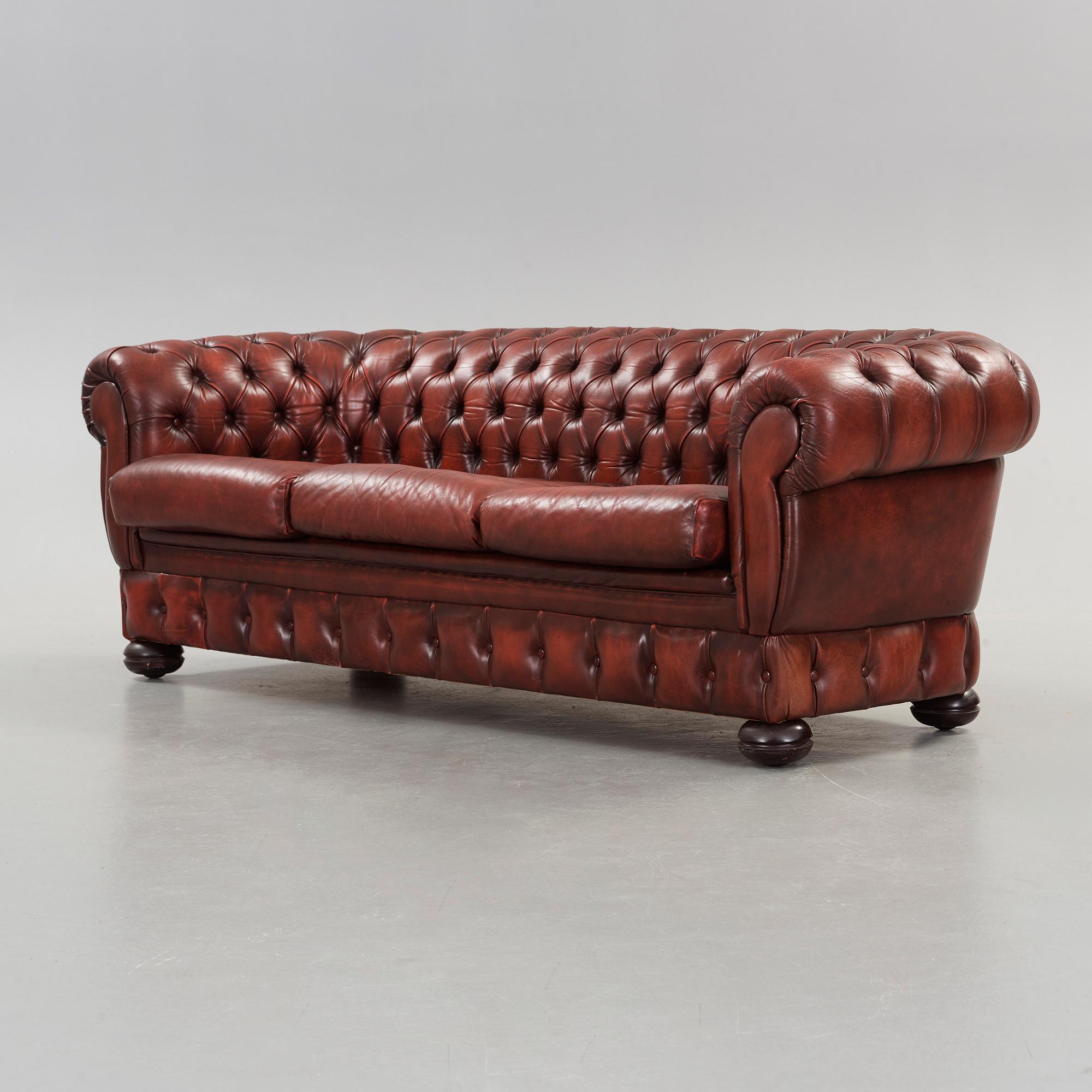 SOFFA, chesterfieldmodell, 1900-talets andra hälft.