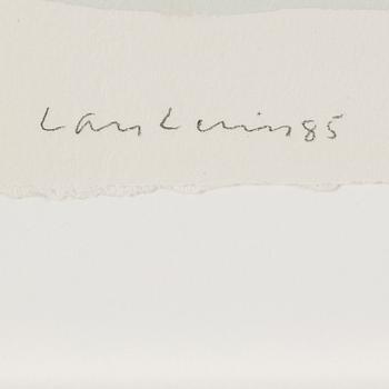 LARS LERIN, watercolour, signed and dated -85.