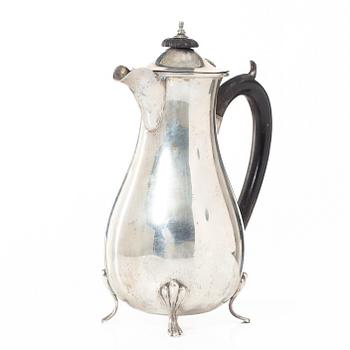 Kanna, silver, svensk importstämpel, 1900-talets första hälft.