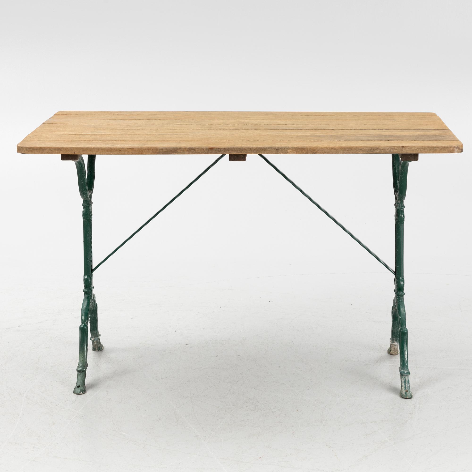 A garden set with table, sofas and chairs, Byarums Bruk, Sweden.