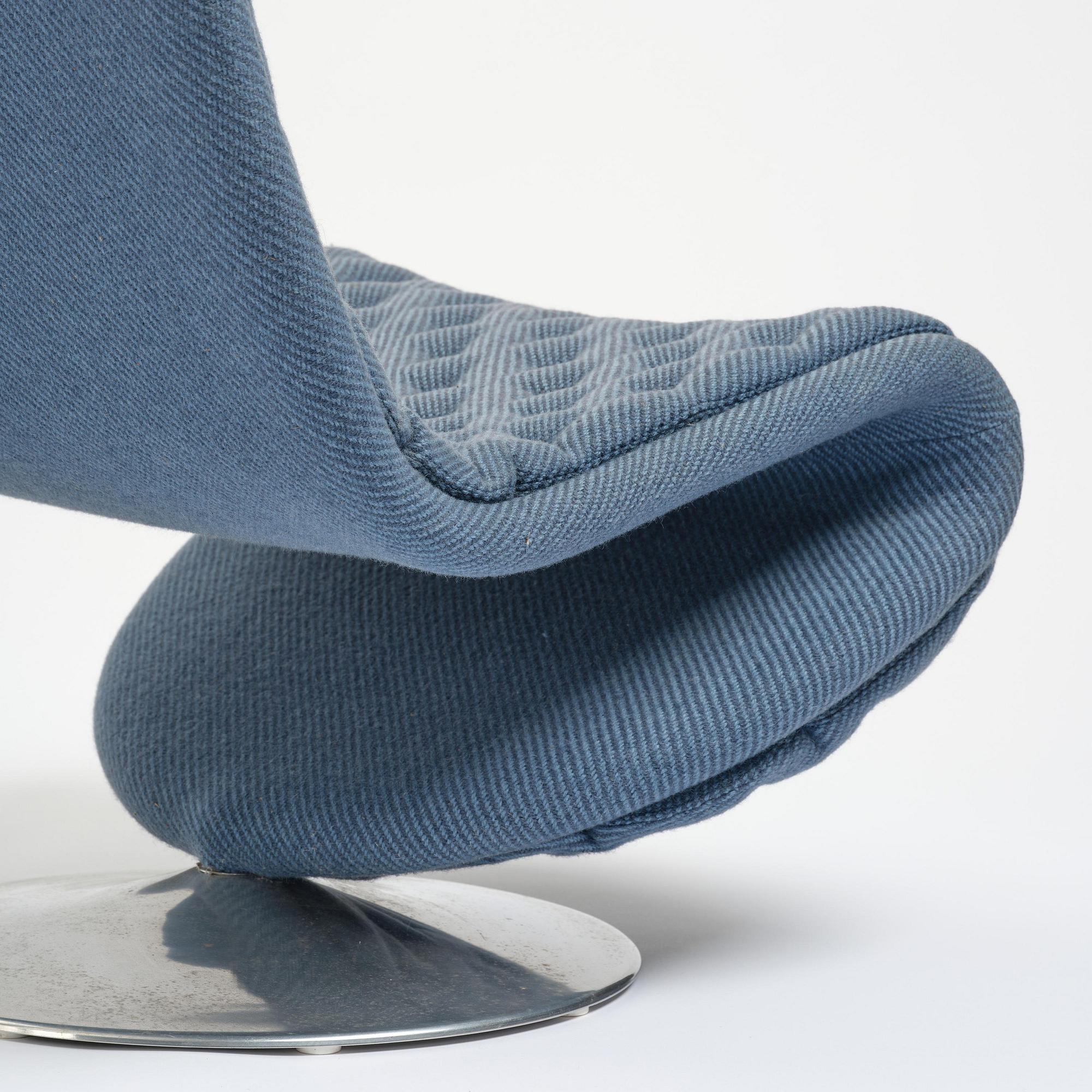 Verner Panton, fåtöljer, ett par, "System 1-2-3", Fritz Hansen, Danmark, 1970-tal.