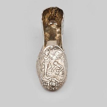 SKO, silver, rokokostil, 1800-talets slut/1900-talets början, 207g.