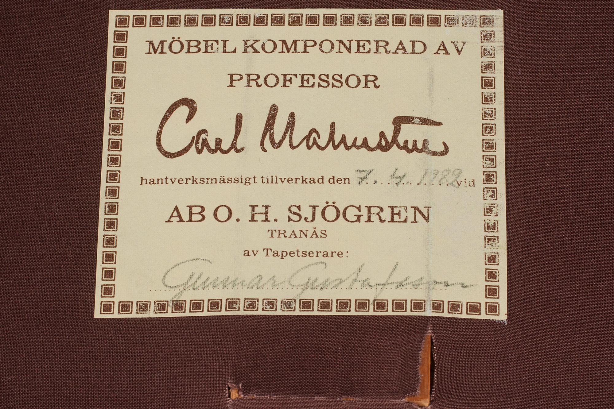 SOFFA, "Hemmakväll", Carl Malmsten.