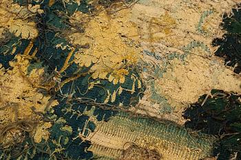 A tapestry, "Verdure", tapestry weave. 267,5-269,5 x 247-256 cm. Flanders 17th century.
