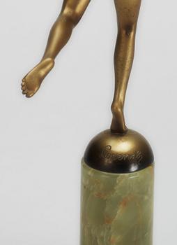 A Josef Lorenzl bronze sculpture, Austria 1920's-30's.
