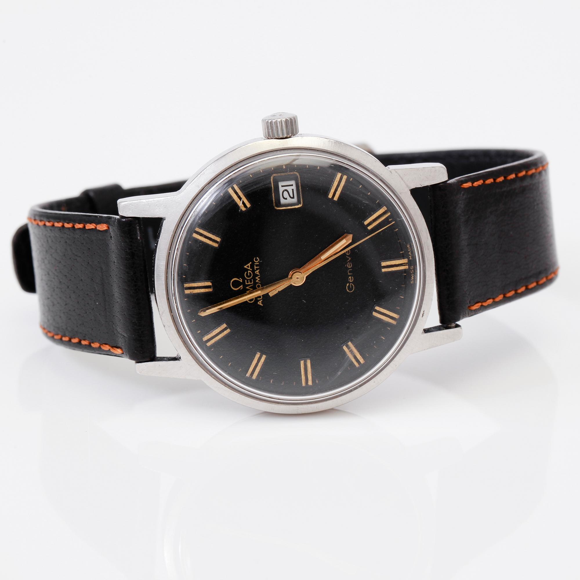 ARMBANDSUR, stål, Omega Automatic Genève, 1900-talets mitt.