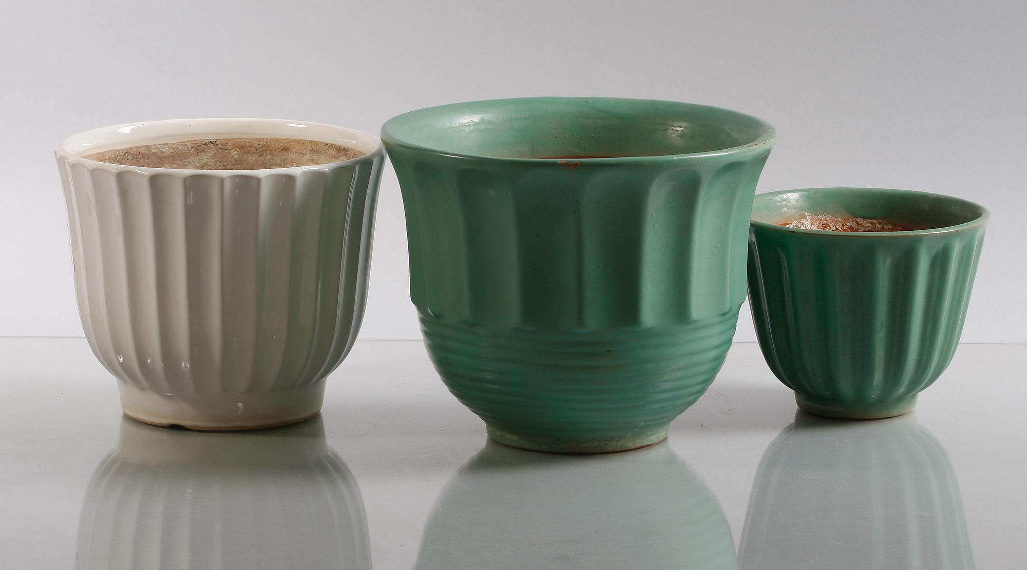 PARTI KRUKOR. 3 st. Bl a Upsala Ekeby.