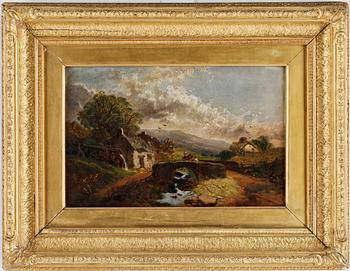 OKÄND KONSTNÄR, olja på duk, 1800-tal.