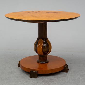 a 1930's-/40's table by Mjölby Intarsia.