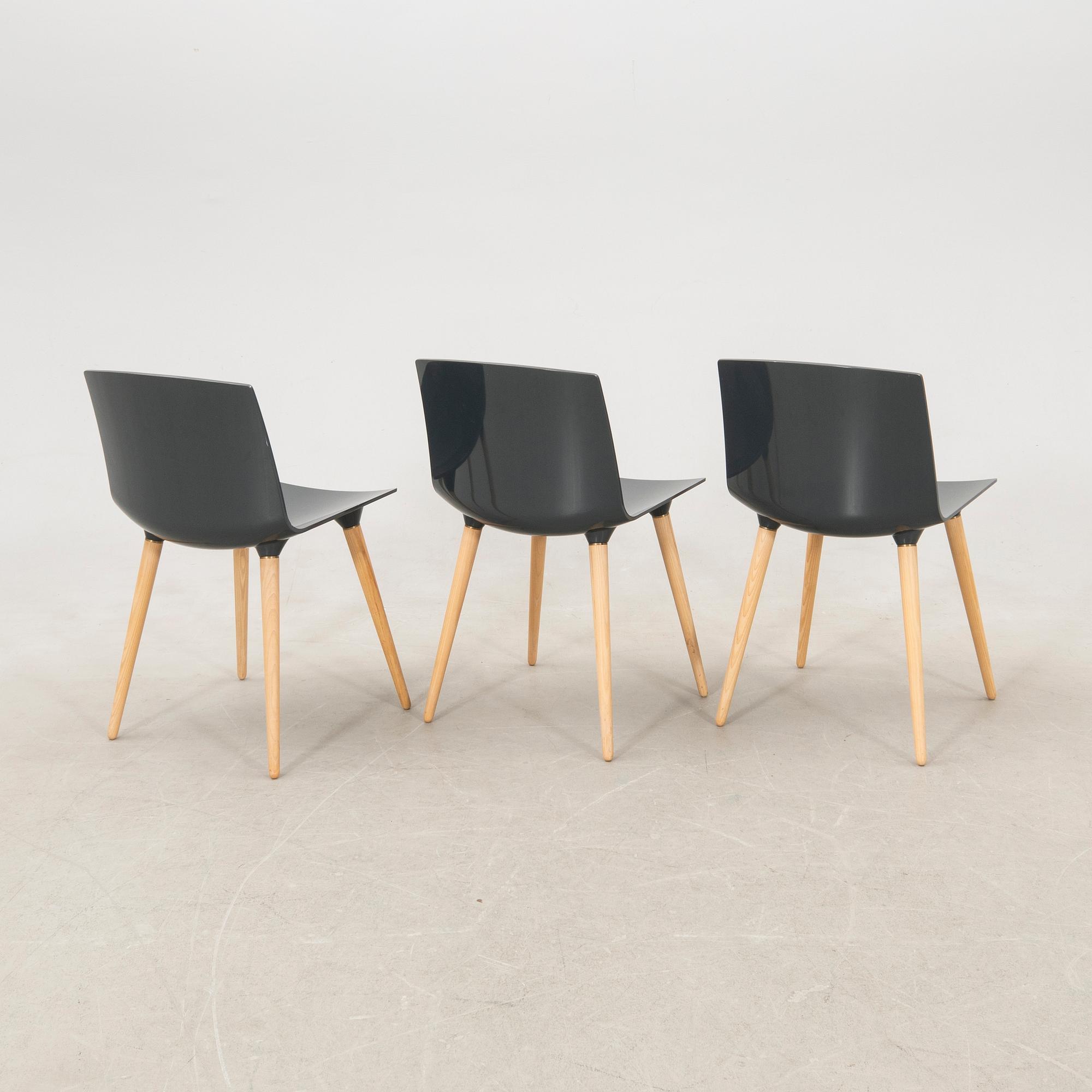 Stolar 6 st  "TAC", design av byKATO för Bröderna Andersen Möbelsnickeri Danmark samtida.