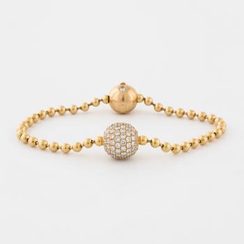 SHAMBALLA JEWELS, armband,  Royal bracelet, med briljantslipade diamanter ca 1.90 ct.