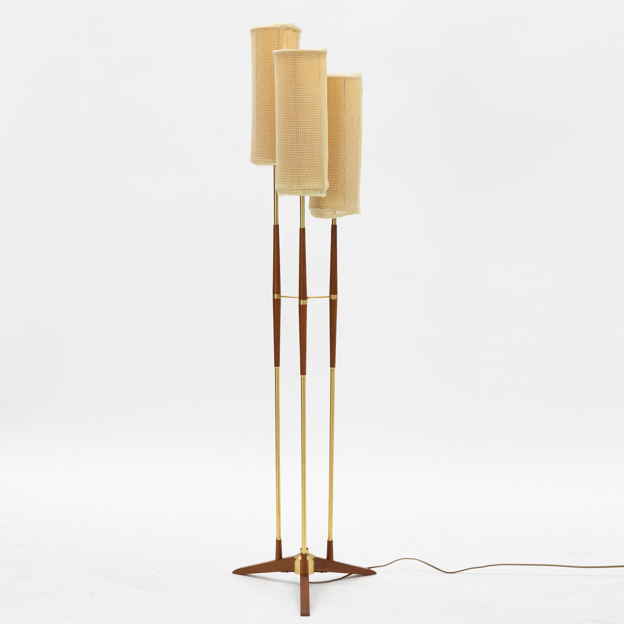 Golvlampa, Möller Armatur, Eskilstuna, 1950/60-tal.